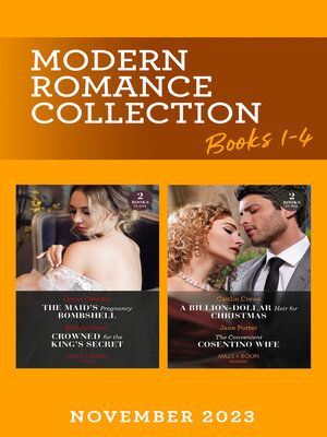 cover image of Modern Romance November 2023 Books 1-4